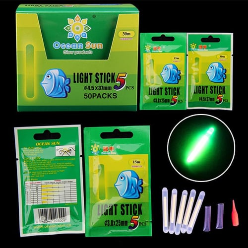 50/100pcs Fishing Float Light Stick Fluorescent Lightstick Led Fluorescent  Dark Glow Sticks Fishing Float Accessories 2.2-4.5mm