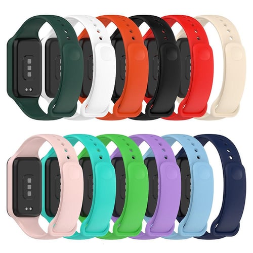 Silicone Band Strap Watch Band Belt for Xiaomi Smart Band 8 Active/ Redmi  Band 2