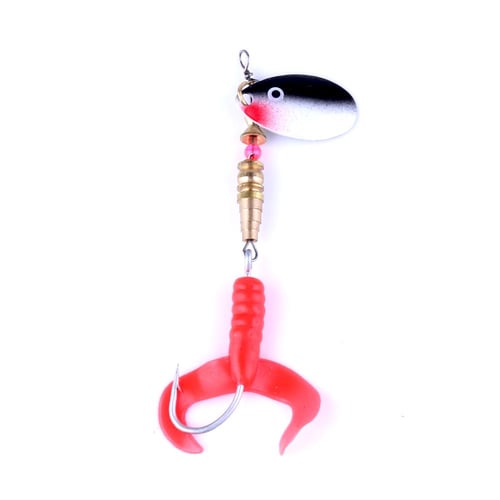 Fishing Lures for Bass, Soft Lure Swimbaits with spoon and Hooks