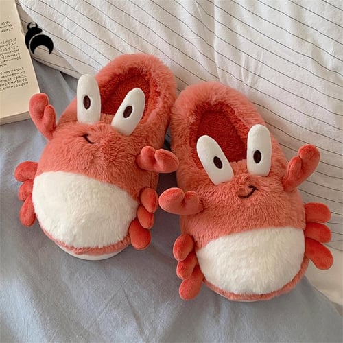 Cozy Winter Totoro Cotton Slippers