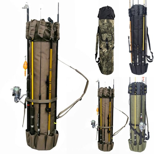 Fishing Pole Bag With Rod Holder Fishing Rod Bag Carrier Case 5