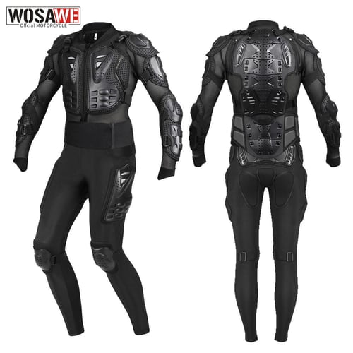 Back & Shoulder Protection WOSAWE Jacket Pants Racing Full Body