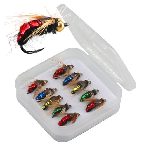 43/12Pcs Fishing Spoon Lure Set Metal Baits Trout Fishing Baits For Trout  Char And Perch With Tackle Box Fake Lures Fishing Hook