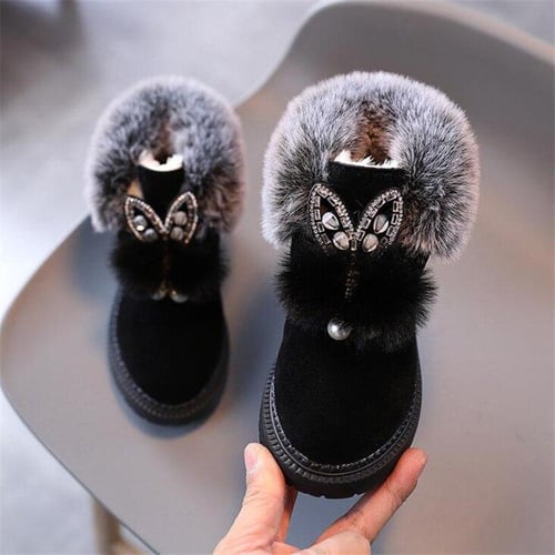 Зимняя модная обувь для девочек