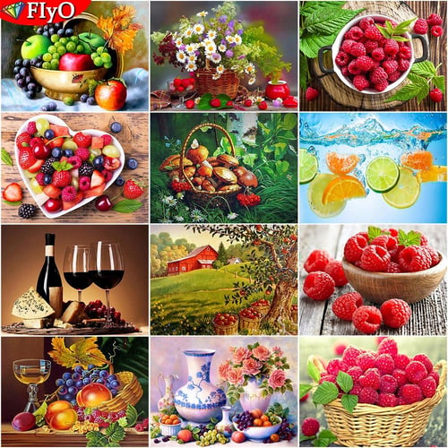 Фрукты и ягоды: наборы для вышивания