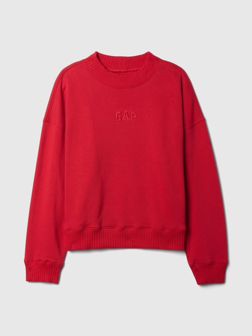 Gap fleece turtleneck sweatshirt online