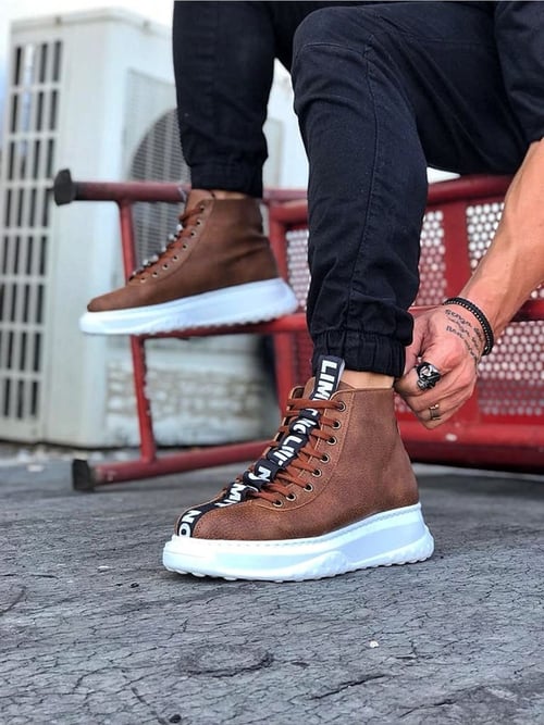 Mens boots 3 inch heel hot sale