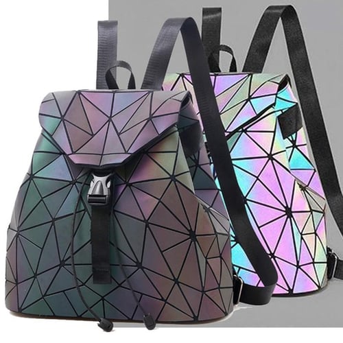 Holographic triangle bag clearance