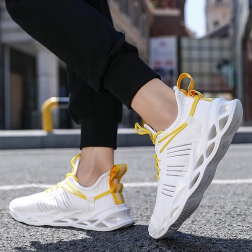 Men's casual breathable athletic sports shoes top