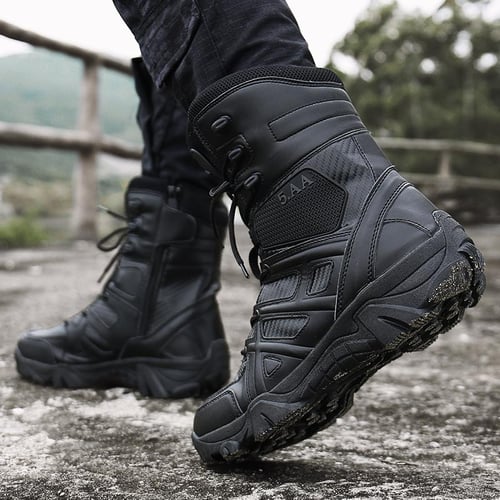 Mens lace up waterproof boots best sale