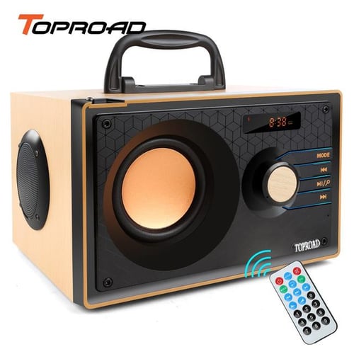 Toproad bluetooth speaker review top