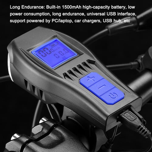 Bike computer with light top
