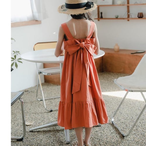 Orange skirt with suspenders hot sale