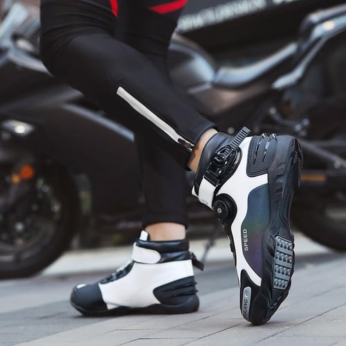 Large size motorcycle boots hot sale