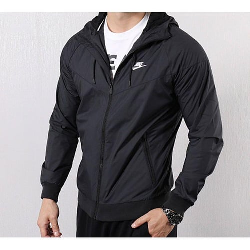 Nike black sports jacket best sale