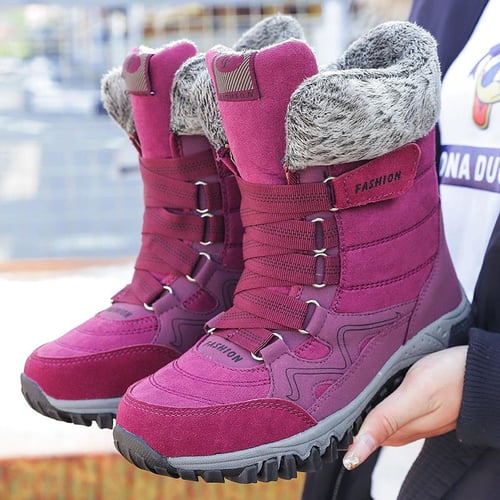 Large size womens winter boots deals