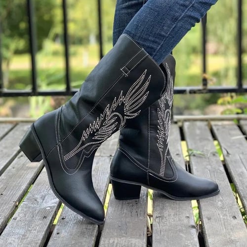 Western thigh high boots best sale