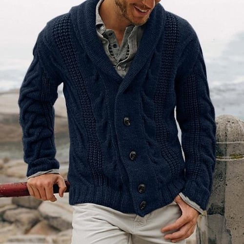 Men's fashion cardigan sweaters clearance