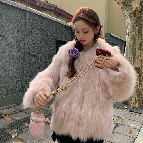 Thin fur jacket 2025