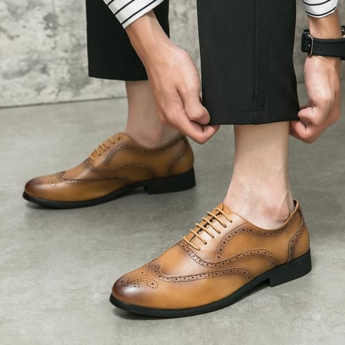 Men s Shoes Derby Dress Formal Comfortable Business Casual Shoes