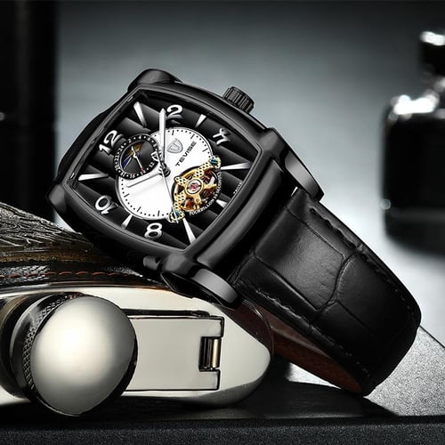Twiss TEVISE Watch Men s Barrel Watch Glow Watch Sun Moon