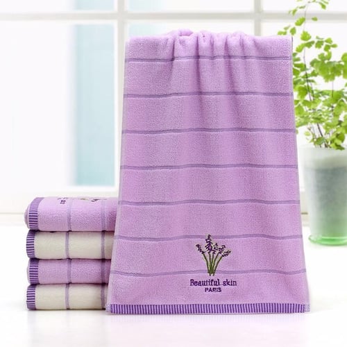 Lavender bath best sale towel set