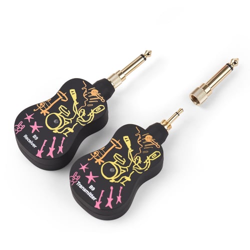 Guitar transmitter receiver set outlet