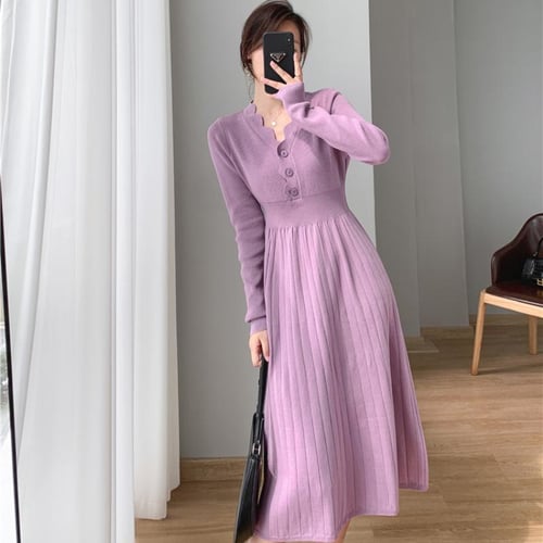 Purple and black plus size dress online