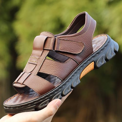 Pu leather sandals hotsell