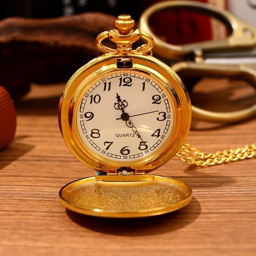 To my son quartz pocket chain watch on sale
