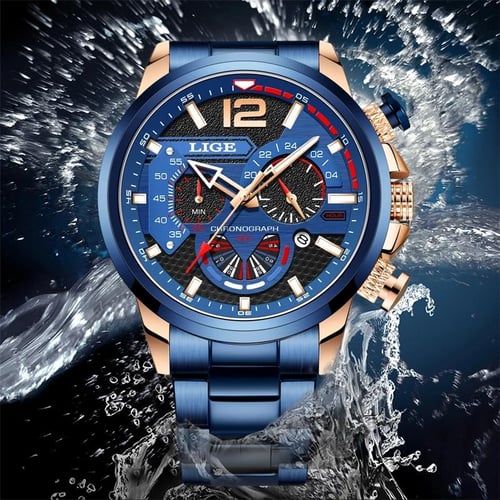 Relojes 2018 watch men lige fashion sport quartz clock mens watches top brand luxury business waterproof watch relogio masculino cheap