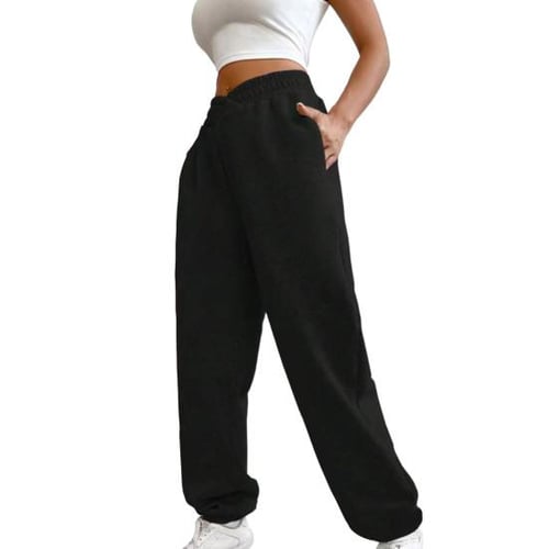 Women's sweatpants with pockets and ankle elastic new arrivals