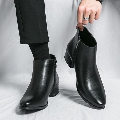 Mens designer dress boots online