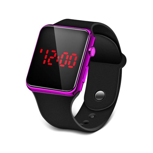Mirror led watch clearance