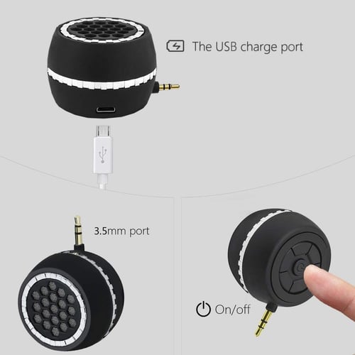 Portable Wireless Speaker Phone External Speaker Universal 3.5mm