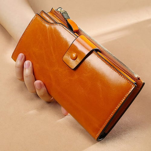Genuine leather wallets for ladies cheap