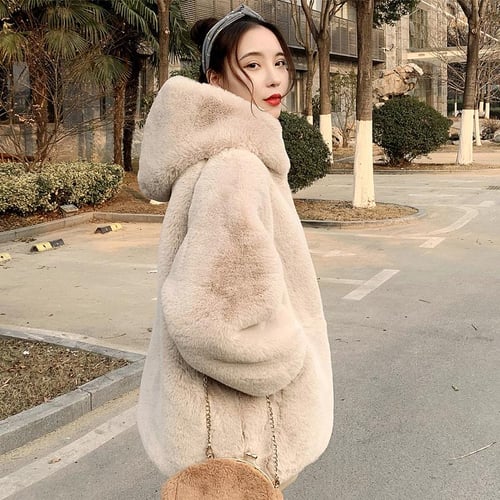 Thick faux fur jacket cheap