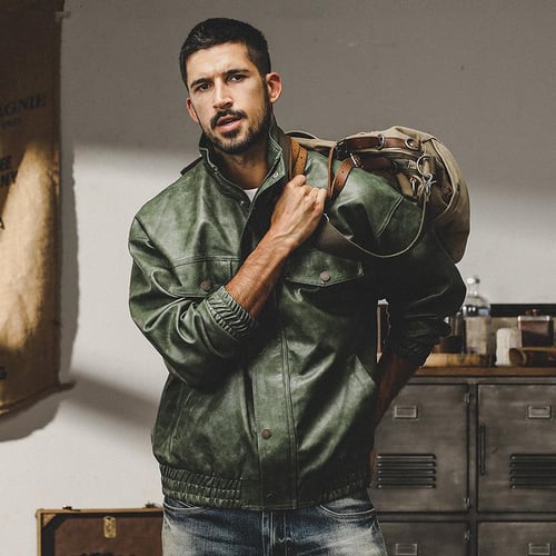 Green jacket guy on sale