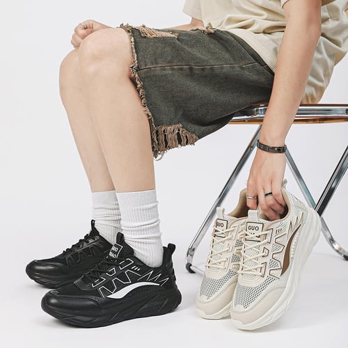 High Top Sock Sneakers Men Trendy Thick Sole Sports Shoes