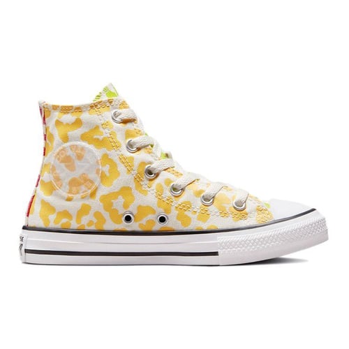 Blue leopard print converse top