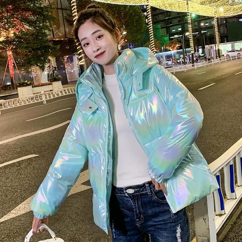 Glossy bubble coat cheap