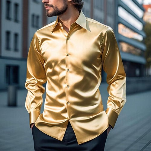 Plus size gold shirt cheap