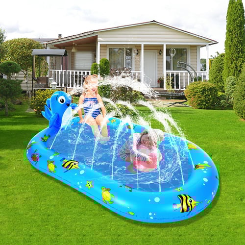 Kids sprinkler pool sales