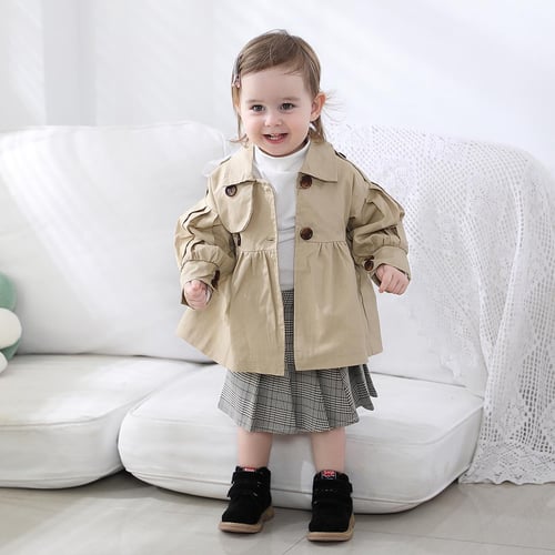 Baby girl long coat best sale