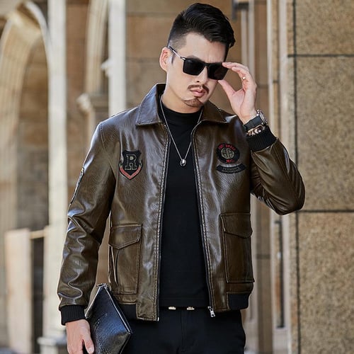 Korean leather jacket brands outlet