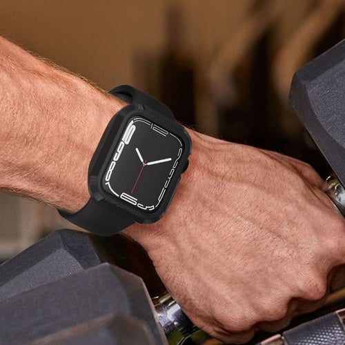 Rugged apple watch store case with screen protector