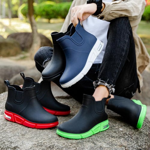 Mens low rubber boots online