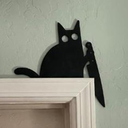 Metal cat door on sale