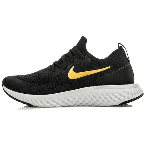 Epic react flyknit vast grey metallic gold (w) shop
