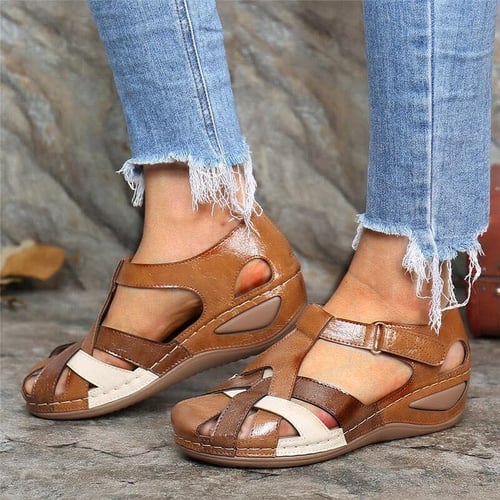 Buckle strap premium on sale orthopedic sandals